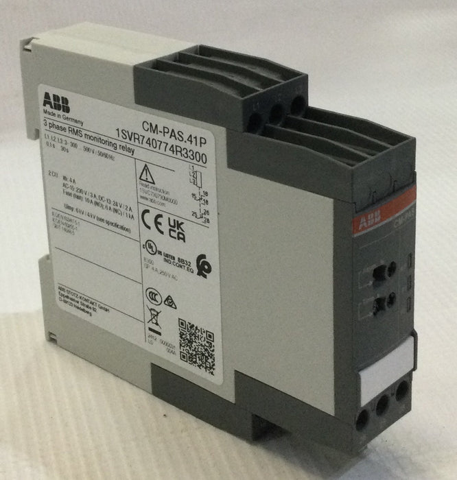 ABB 1SVR740774R3300  Phase Monitoring Relay - North East Escalators Parts