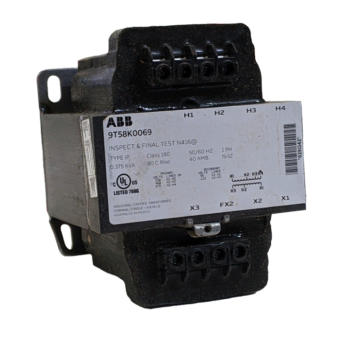 ABB General Purpose Transformer 9T58K0069  - North East Escalator Parts