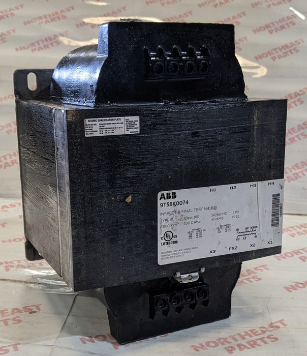 ABB General Purpose Transformer 9T58K0074 - Northeast Escalator Parts