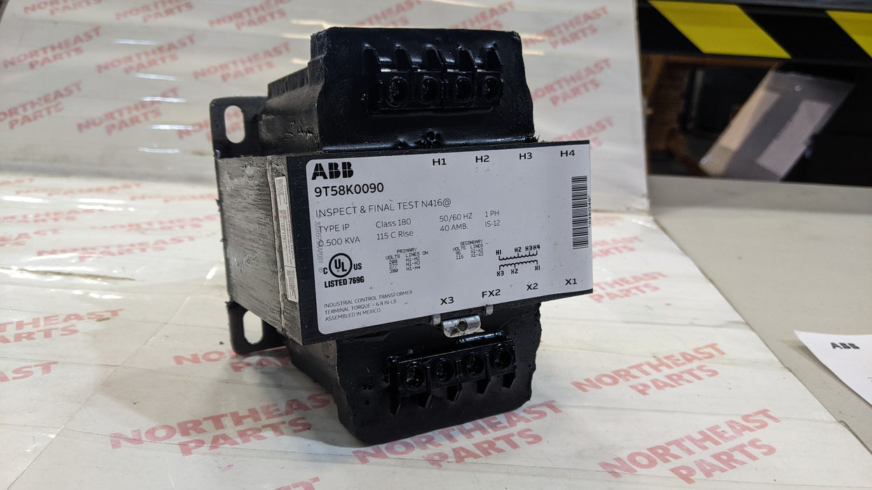 ABB General Purpose Transformer  9T58K0090 - Northeast Escalator Parts