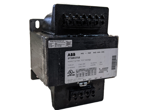 ABB General Purpose Transformer 9T58K3718  - North East Escalator Parts