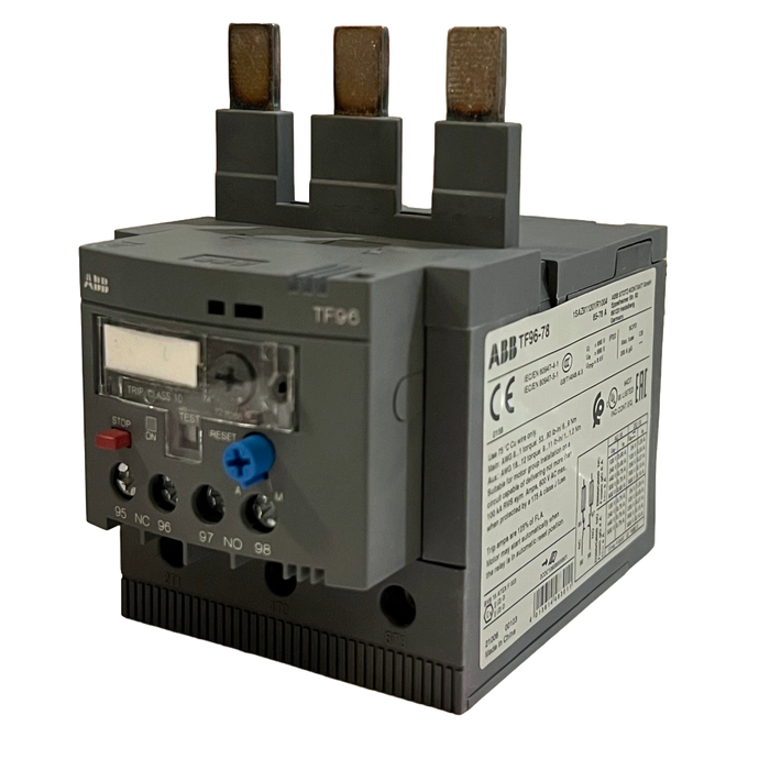 ABB Thermal Overload Relay TF96-60  - North East Escalator Parts