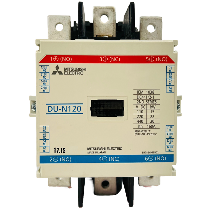 Mitsubishi Electric Corp. Definite Purpose Contactor DU-N120 - NEEEP